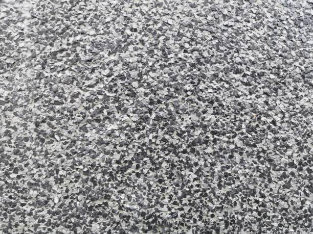 Quartz epoxy flooring texture in gray tones
